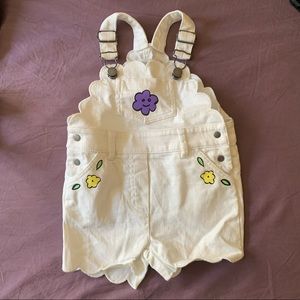Stella McCartney Baby Floral Shortalls Short Overalls